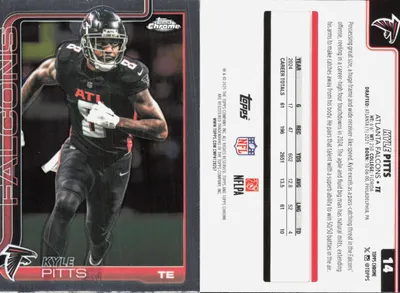 Kyle Pitts 2025 Topps Chrome