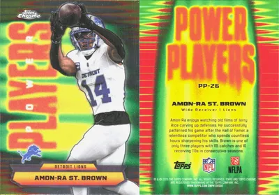 Amon-Ra St. Brown 2025 Topps Chrome