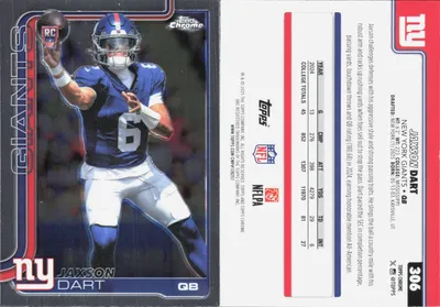 Jaxson Dart 2025 Topps Chrome