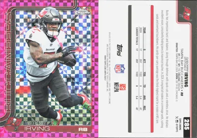 Bucky Irving 2025 Topps Chrome