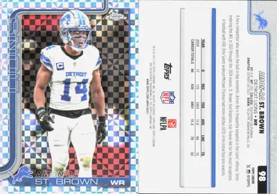 Amon-Ra St. Brown 2025 Topps Chrome