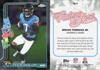 Brian Thomas Jr. 2025 Topps Chrome
