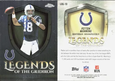 Peyton Manning 2025 Topps Chrome