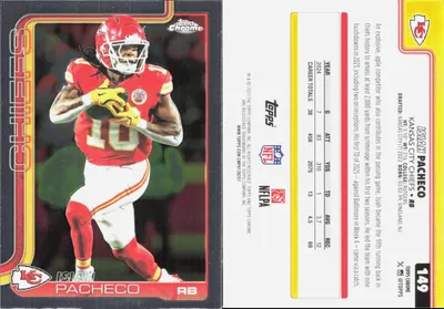 Isiah Pacheco 2025 Topps Chrome