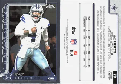Dak Prescott 2025 Topps Chrome