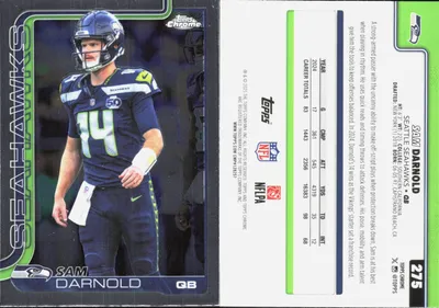 Sam Darnold 2025 Topps Chrome