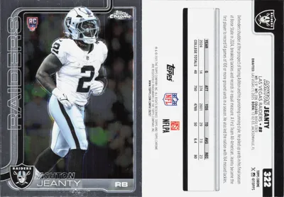 Ashton Jeanty 2025 Topps Chrome
