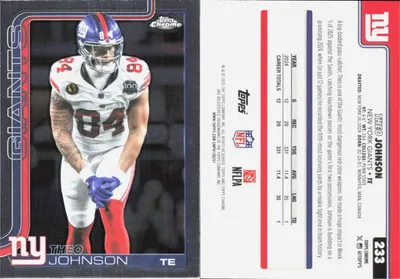 Theo Johnson 2025 Topps Chrome