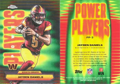 Jayden Daniels 2025 Topps Chrome