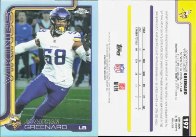 Jonathan Greenard — 2025 Topps Chrome Refractor