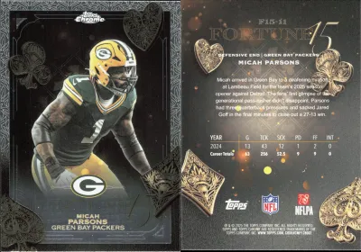 Micah Parsons 2025 Topps Chrome