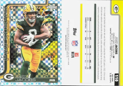 Josh Jacobs 2025 Topps Chrome
