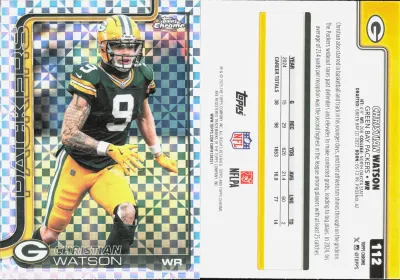 Christian Watson 2025 Topps Chrome