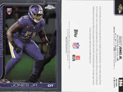 Emery Jones Jr. — 2025 Topps Chrome