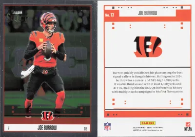 Joe Burrow 2025 Topps Chrome