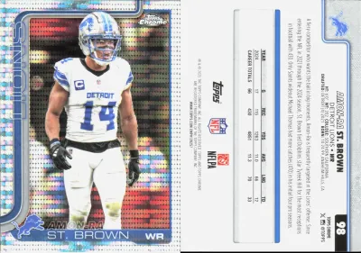 Amon-Ra St. Brown 2025 Topps Chrome