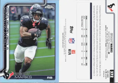 Woody Marks card