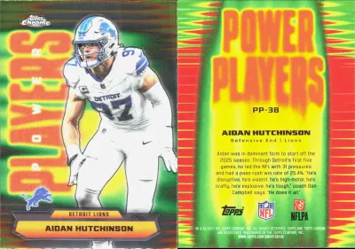 Aidan Hutchinson 2025 Topps Chrome