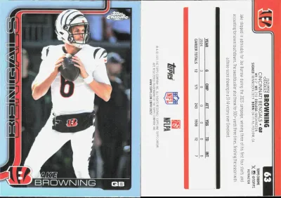 Jake Browning — 2025 Topps Chrome Refractor