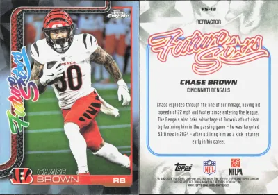 Chase Brown 2025 Topps Chrome