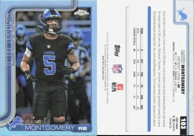 David Montgomery card