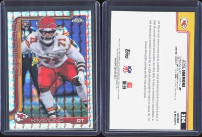 Josh Simmons 2025 Topps Chrome