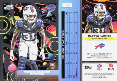 Maxwell Hairston 2025 Topps Cosmic Chrome