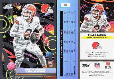 Dillon Gabriel 2025 Topps Cosmic Chrome