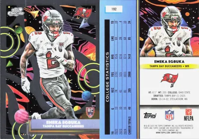 Emeka Egbuka 2025 Topps Cosmic Chrome