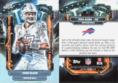 Josh Allen 2025 Topps Cosmic Chrome