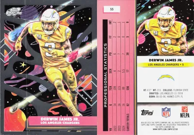 Derwin James Jr. 2025 Topps Cosmic Chrome