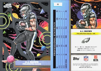 A.J. Brown 2025 Topps Cosmic Chrome