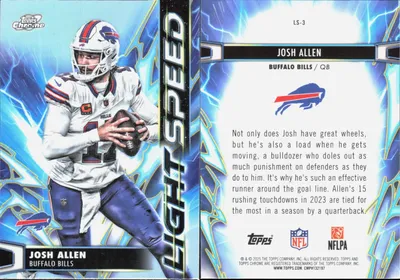 Josh Allen 2025 Topps Cosmic Chrome