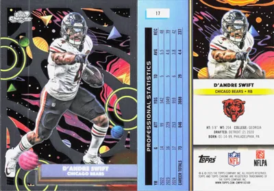 D'Andre Swift 2025 Topps Cosmic Chrome