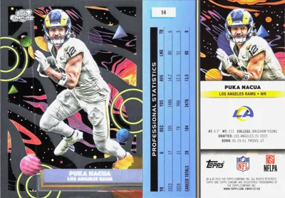 Puka Nacua 2025 Topps Cosmic Chrome