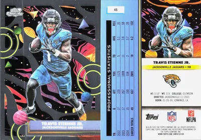 Travis Etienne Jr. 2025 Topps Cosmic Chrome