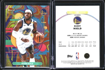 Buddy Hield — 2025 Topps Finest Oil Spill Refractor