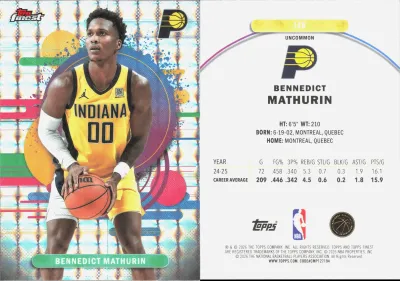 Bennedict Mathurin — 2025 Topps Finest X-Fractor
