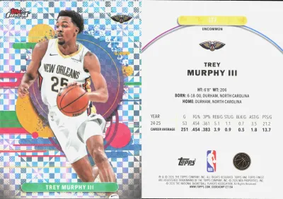 Trey Murphy III 2025 Topps Finest
