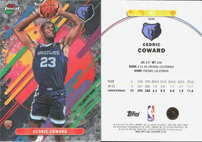 Cedric Coward 2025 Topps Finest