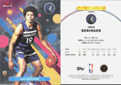 Joan Beringer 2025 Topps Finest