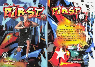 Egor Demin 2025 Topps Finest