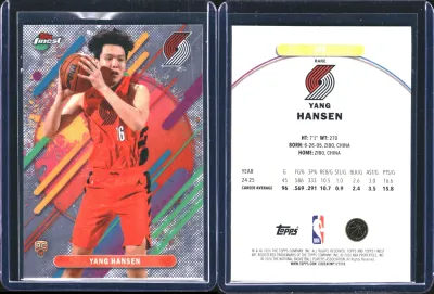 Yang Hansen — 2025 Topps Finest Base Rare