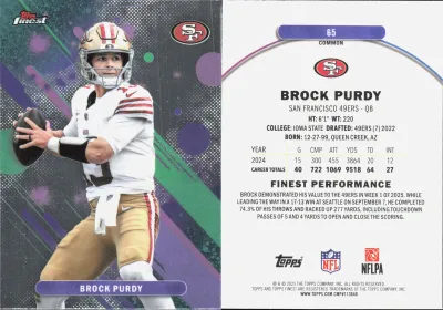 Brock Purdy card