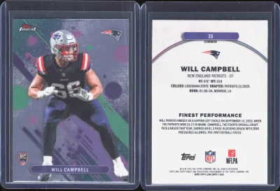 Will Campbell 2025 Topps Finest