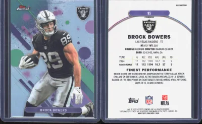 Brock Bowers 2025 Topps Finest