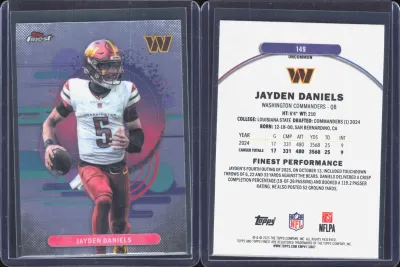 Jayden Daniels 2025 Topps Finest