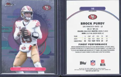 Brock Purdy 2025 Topps Finest