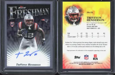 TreVeyon Henderson 2025 Topps Finest