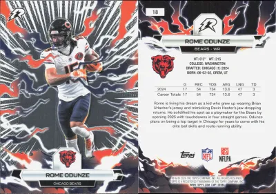 Rome Odunze 2026 Topps Resurgence